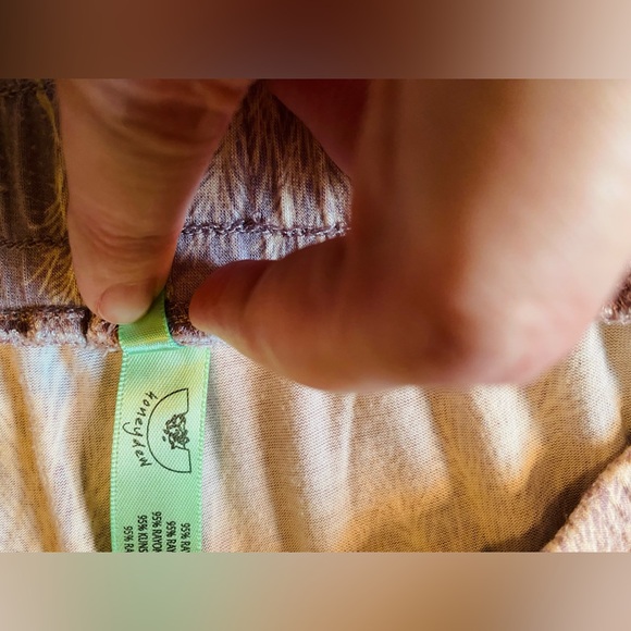 Honey Dew Intimates Lavender Palms Print Pajama Loungewear Set Size X-Large - Picture 6 of 7